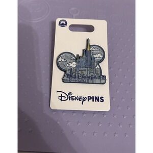 2026 Disney Parks Walt Disney World Magic Kingdom Castle Pin OE New WDW Blue